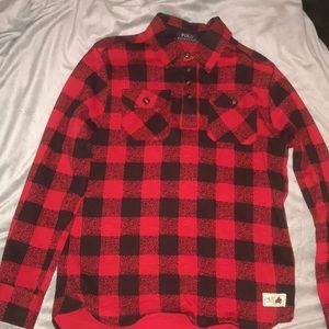 Ralph Lauren Polo Red and Black Lumber Jack Shirt